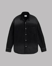 The Black Loose Denim Shirt