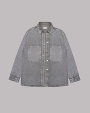 The Khaki Faded Denim Overshirt